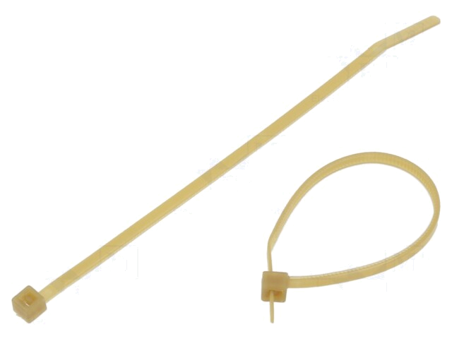 Kabelbinder; L: 114,8mm; W: 2,5mm; polyamide; natuurlijk; UL94V-2