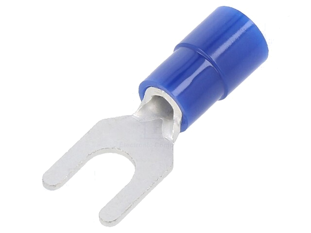 Uiteinde: vork; M4; Ø: 4,3mm; 1,04÷2,63mm2; klemmen; voor draad