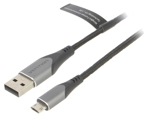 Kabel; USB 2.0; USB-A-stekker,USB B-microstekker dubbelzijdig