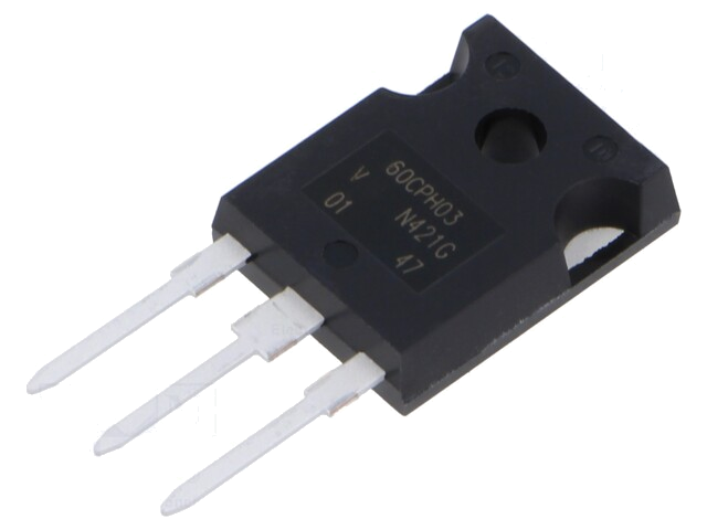 Diode: gelijkrichter; THT; 300V; 30Ax2; buis; Ifsm: 300A; TO247AC-3