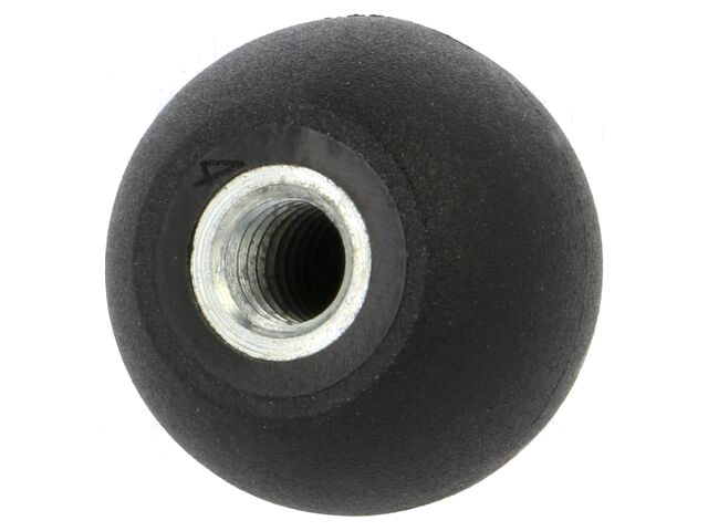 Kogelknop; Ø: 20mm; Int.schroefdraad: M6; 7,5mm