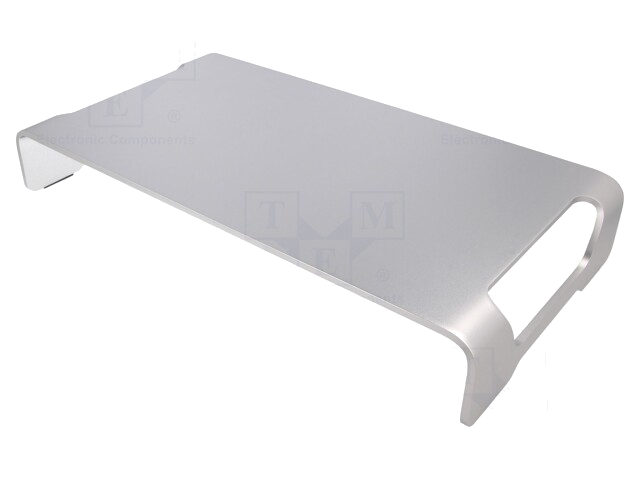 Monitorstandaard; 20kg; aluminium; Afm: 400x210x63mm; Thk: 5mm