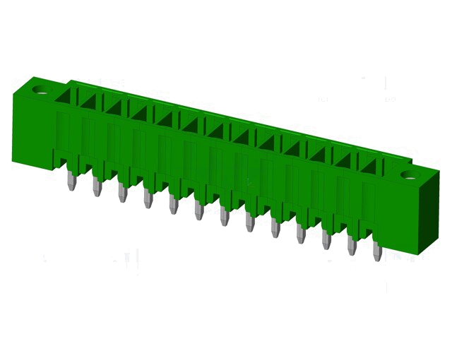 Connector: ontkoppelbare terminal strip; contact; mannelijk