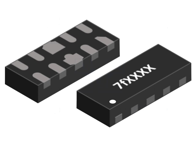 Diode: TVS netwerk; 6,5÷16V; 6A; DFN2510-10; Ch: 4; rol,band
