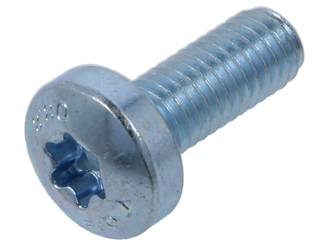 Schroef; M6x16; 1; Kop: cilinder; Torx®; TX30; staal; zink; ISO 14583