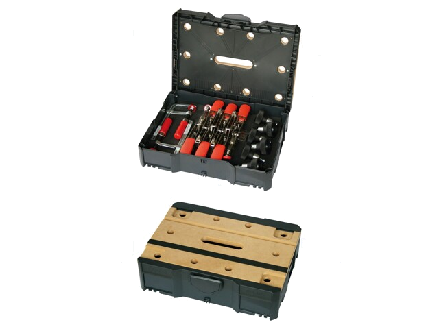 Set kniehefboomspanners; koffer