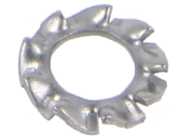 Ring; rond; D=6mm; roestvrij staal A2; DIN 6798A; BN 675; getand