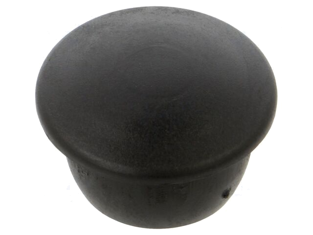 Afsluitdopje; H: 8,5mm; indrukken; Flensdiam: 19mm; zwart; LDPE