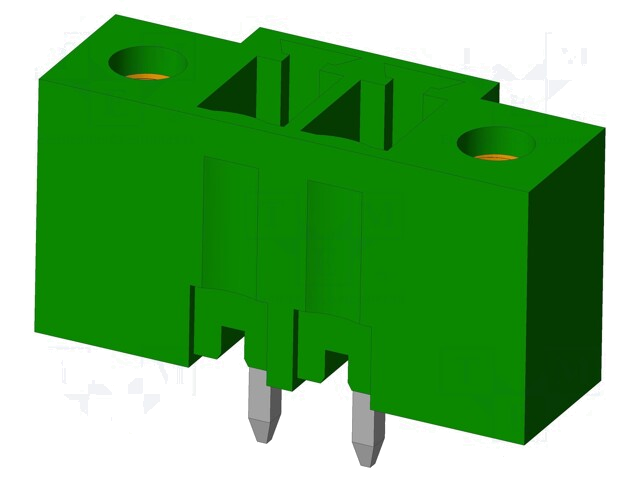 Connector: ontkoppelbare terminal strip; contact; mannelijk