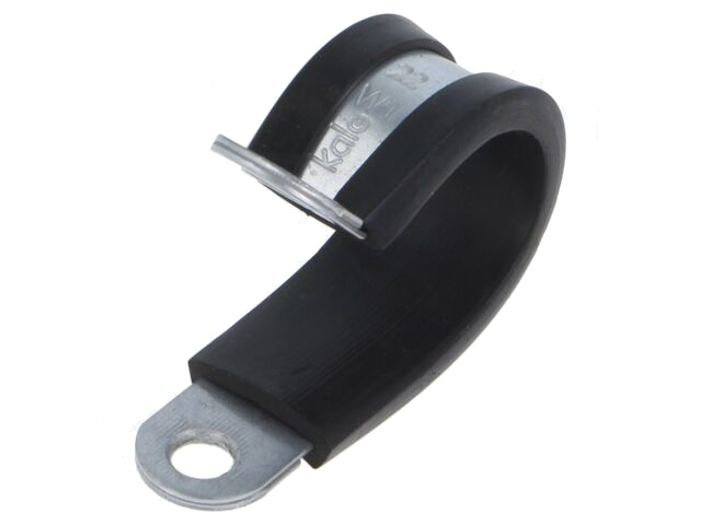 Bevestigingsbeugel; Øbundel: 22mm; W: 15mm; staal; Ømont.op: 6,4mm