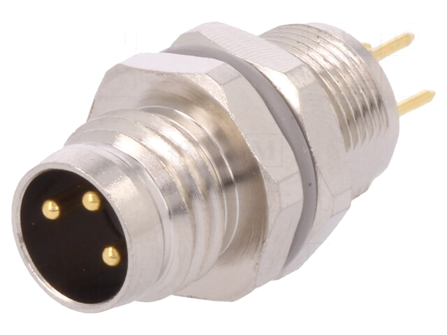 Connector: M8; mannelijk; PIN: 3; niet afgeschermd; contact; IP67