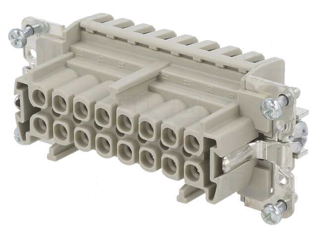 Connector: HDC; contactinzetstuk; vrouwelijk; EPIC H-BE; PIN: 16
