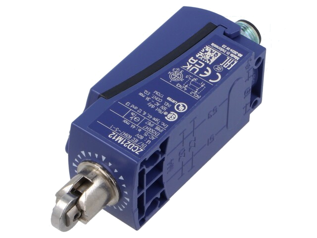 Eindschakelaar; metalen rol Ø11,6mm; NO + NC; 10A; max.250VAC