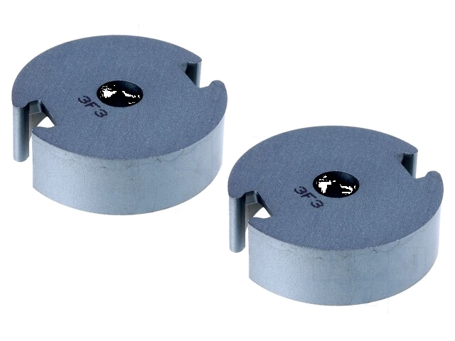 Hoofd: ferriets-; P; 3F3; 4600nH; 3530mm3; 93,9mm2; A: 18mm; B: 3,8mm