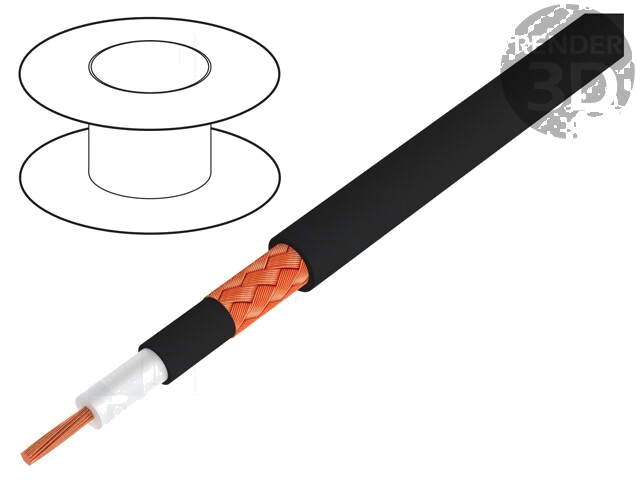 Leiding: voor luidsprekers; HELUSOUND®; 1x0,22mm2; koord; Cu; PVC