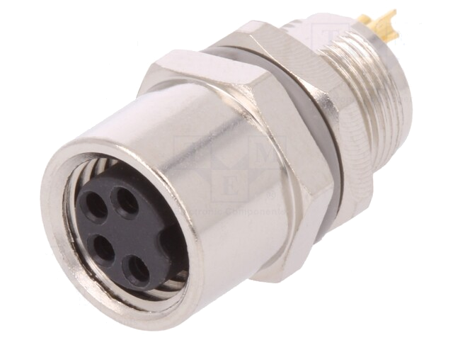 Connector: M8; vrouwelijk; PIN: 4; niet afgeschermd; contact; IP67