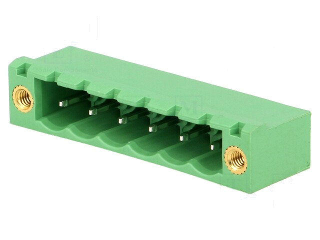 Ontkoppelbare terminal strip; 5,08mm; banen: 6; recht; contact