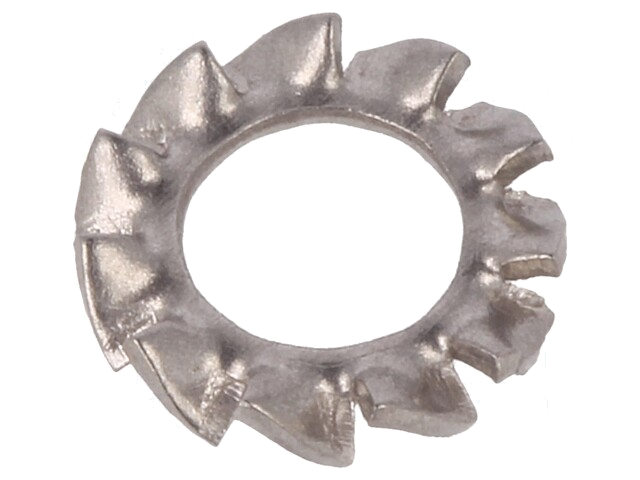 Ring; rond; D=8mm; roestvrij staal A2; DIN 6798A; BN 675; getand
