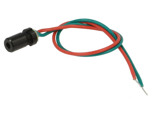 Module: laser; 1mW; rood; punt; 650nm; 4,5÷5,5VDC; 10÷30mA