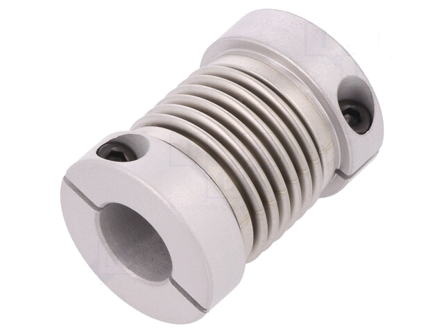 Koppeling; Ø1: 10mm; Ø2: 6mm; aluminium,roestvrij staal; -30÷120°C