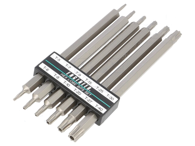 Set: schroevendraaierbits; Torx®,Torx® met bescherming; 110mm