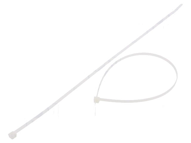 Kabelbinder; L: 350mm; W: 4,8mm; polyamide; 222N; natuurlijk