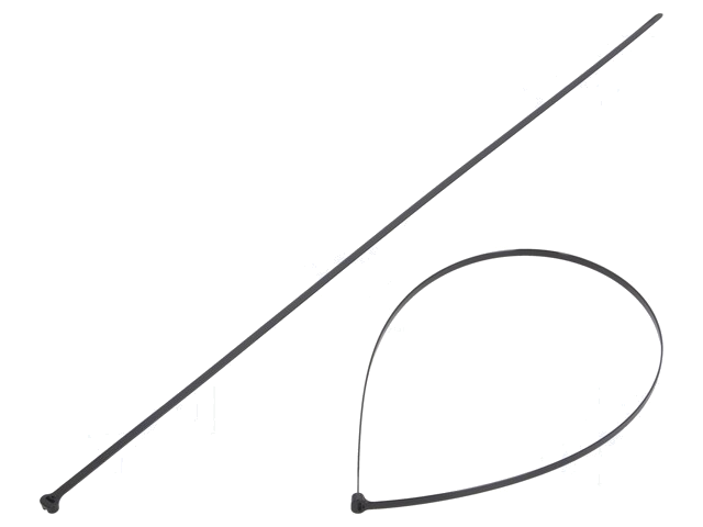 Kabelbinder; met metalen sluiting; L: 699mm; W: 7mm; polyamide