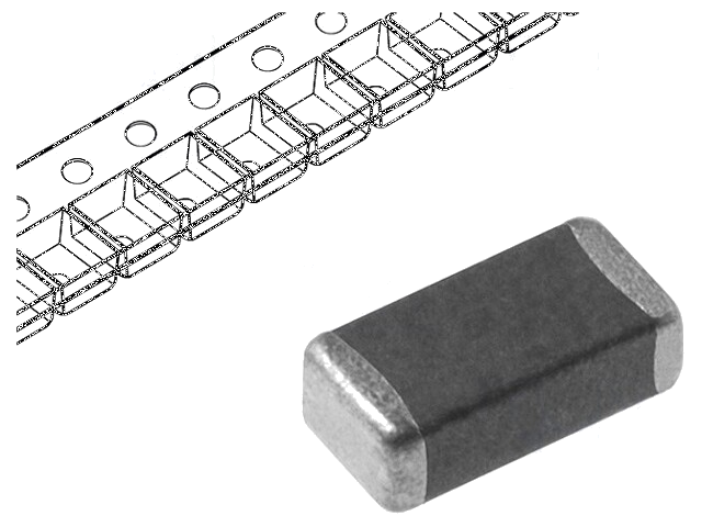 Ferriet: kraal; Imp.@ 100MHz: 50Ω; SMD; 3A; 1206; R: 25mΩ
