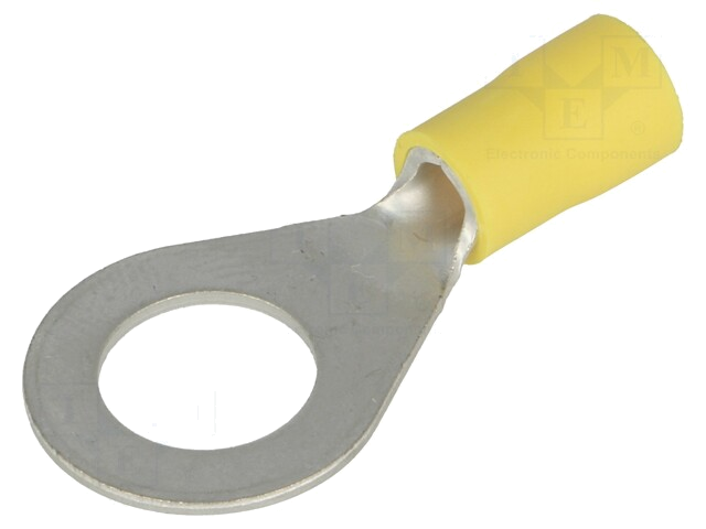 Uiteinde: oog; M10; Ø: 10,5mm; 2,5÷6mm2; klemmen; voor draad; geel