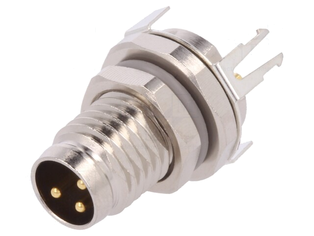 Connector: M8; mannelijk; PIN: 3; afgeschermd; contact; IP67; 60V