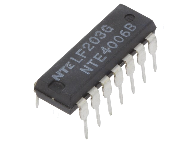 IC: digitaal; statisch schuifregister; Ch: 4; CMOS; THT; DIP14; IN: 4
