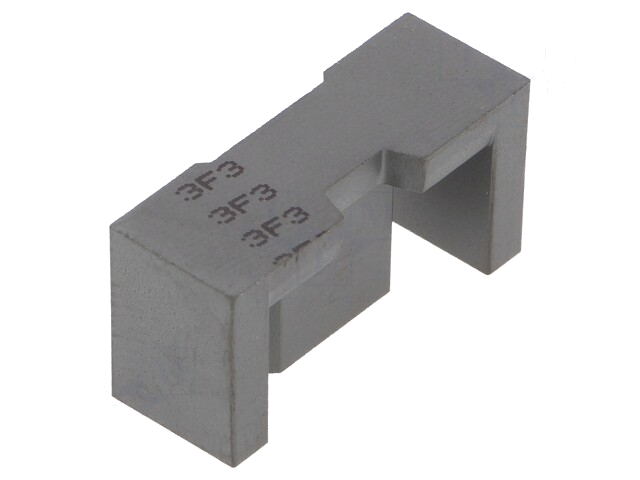 Hoofd: ferriets-; EFD; 3F3; 2000nH; 3300mm3; 58mm2; A: 25mm; B: 12,5mm