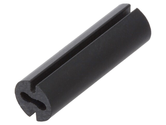 Afstandbus; LED; Øext: 4,8mm; ØLED: 3mm; L: 16mm; zwart; UL94V-0