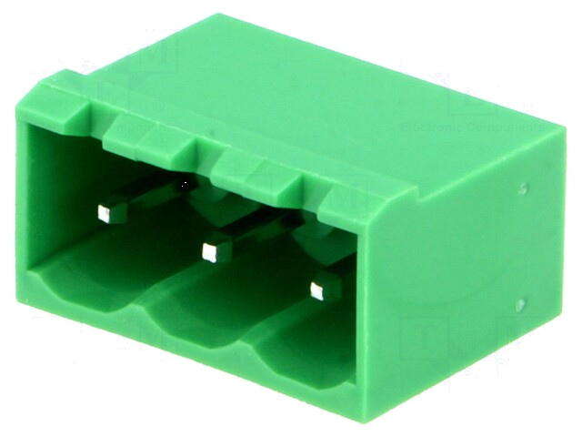 Ontkoppelbare terminal strip; 5mm; banen: 3; recht; contact; THT