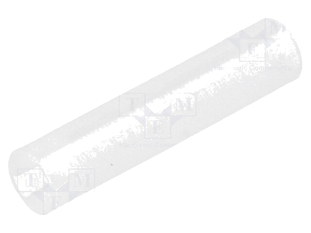 Afstandbus; LED; Øext: 4mm; ØLED: 3mm; L: 18,5mm; natuurlijk; UL94V-2