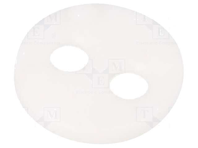 Afstandbus; LED; Øext: 6,4mm; ØLED: 3mm,5mm; L: 1,3mm; wit; UL94V-2