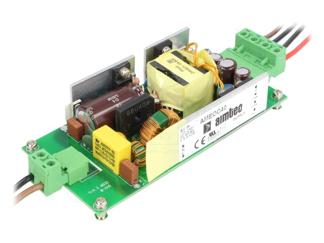 Voedingseenheid: schakelende; open; 40W; 130÷370VDC; 90÷264VAC