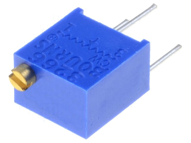 Potentiometer: montage-; meerslagen; 500Ω; 250mW; ±10%; lineair