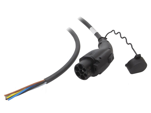 Kabel: eMobility; 1x0,5mm2,5x6mm2; 480V; 24,4kW; IP44; GB/T,draden