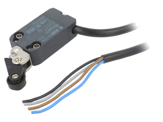 Eindschakelaar; hendel R 30,3mm, roller van kunststof Ø14mm