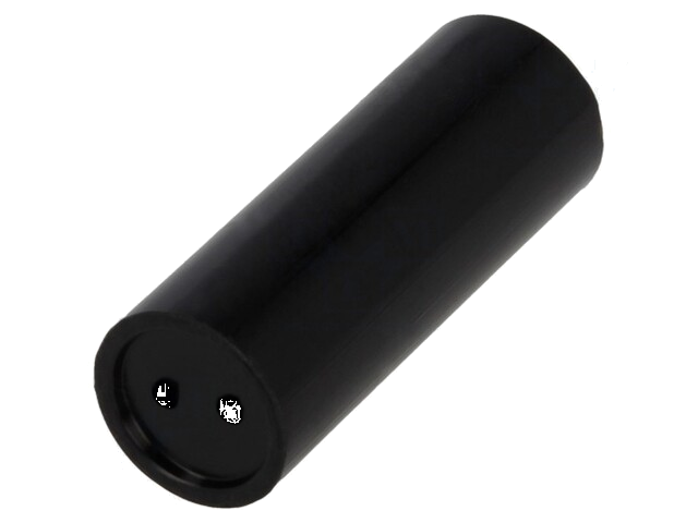 Afstandbus; LED; Øext: 7,5mm; ØLED: 5mm; L: 18mm; zwart