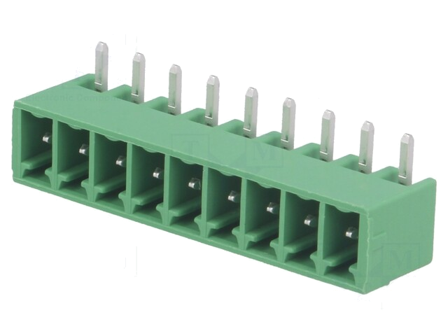 Ontkoppelbare terminal strip; 3,81mm; banen: 9; hoek van 90 °