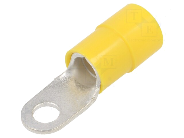 Uiteinde: oog; M6; Ø: 6,5mm; 25mm2; klemmen; voor draad; geïsoleerd