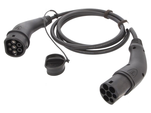 Kabel: eMobility; 1x0,5mm2,3x6mm2; 250V; 7,4kW; IP44; 2,5m; 32A