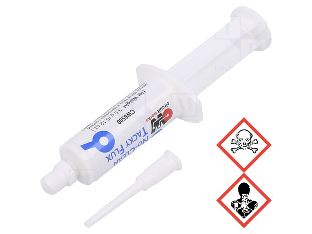 Flux: vioolhars; halogeenvrije,No Clean,ROL0; gel; spuit; 3,5ml
