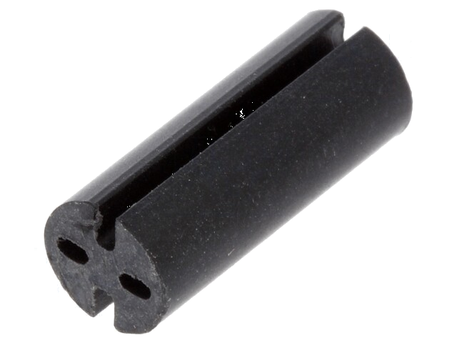 Afstandbus; LED; Øext: 5,1mm; ØLED: 5mm; L: 13mm; zwart; UL94V-0