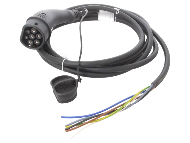 Kabel: eMobility; 1x0,5mm2,5x2,5mm2; 480V; 11kW; IP44; 5m; 20A