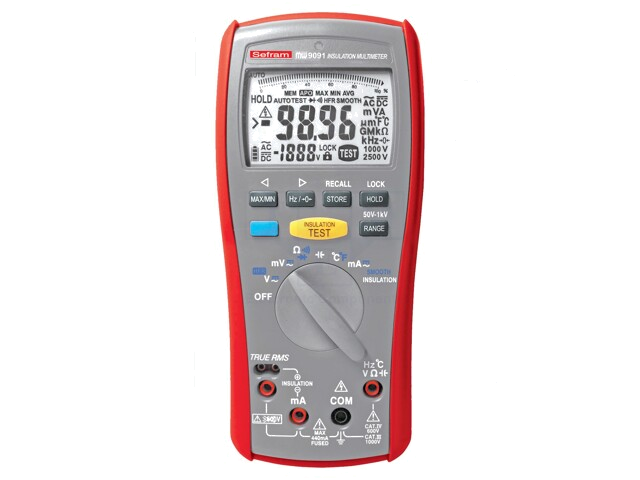 Meter: isolatieweerstand; LCD; (10000); Meetbereik R: 1000÷40MΩ