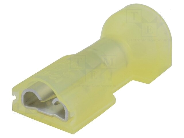 Connector: vlak; 6,3mm; 0,8mm; vrouwelijk; 3÷6mm2; klemmen; vertind