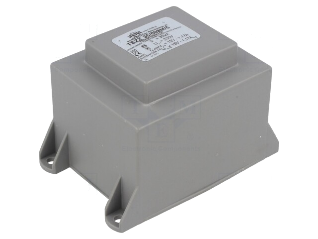 Transformator: ingegoten; 35VA; 230VAC; 15V; 15V; 1,16A; 1,16A; PCB